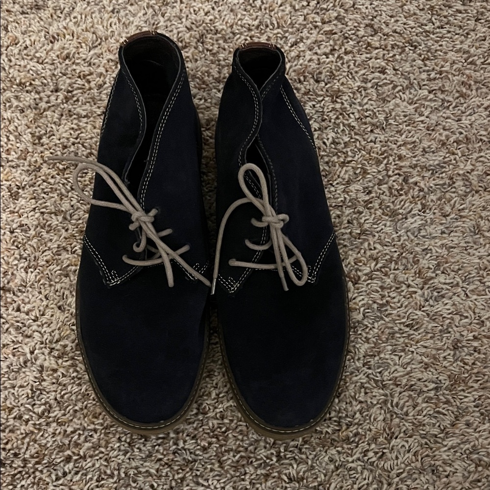Men's J & M Deep Blue Chucka Boots